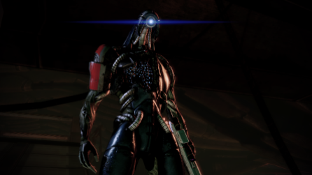 Legion, another excellent addition to Mass Effect 2. Too bad you get him so late in the game.