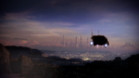 Shuttle screenshots are stupid pretty in Mass Effect 2.